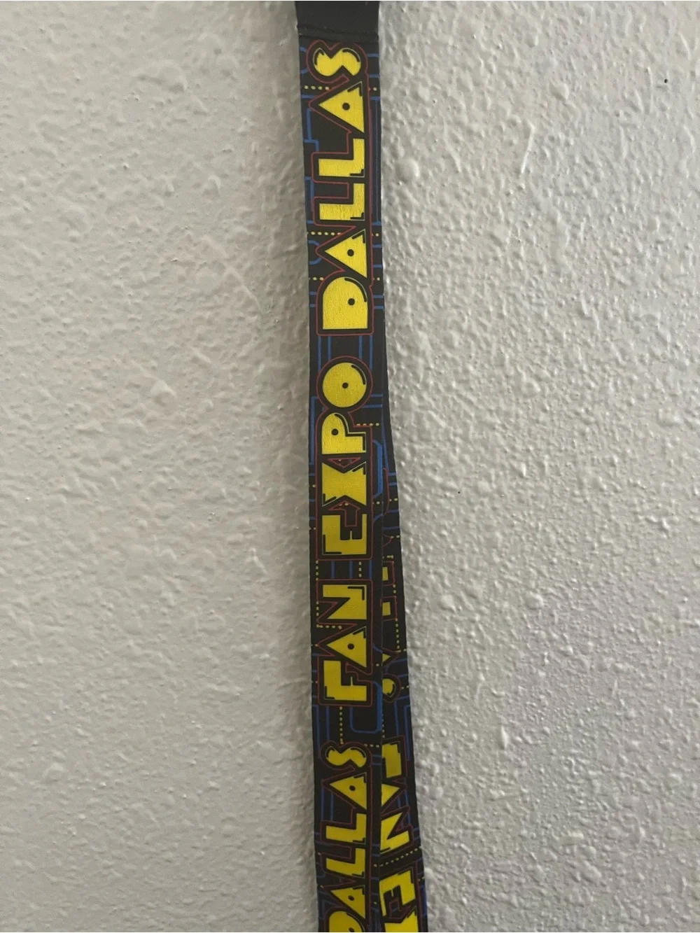 Fan Expo Dallas Pac-Man Yellow & Black Lanyard - Kids Accessories